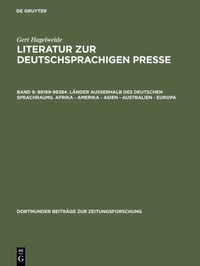 Produktbild: 89199&ndash;98384. L&auml;nder au&szlig;erhalb des deutschen Sprachraums. Afrika - Amerika - Asien - Australien - Europa