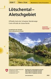 Produktbild: Swisstopo 1 : 33 333 L&ouml;tschental Aletschgebiet