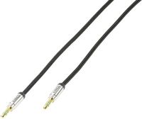 Produktbild: Vivanco 38768 Klinke Audio Anschlusskabel [1x Klinkenstecker 3.5 mm - 1x Klinkenstecker 3.5 mm] 0.50 m Schwarz