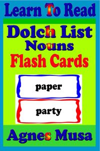 Produktbild: Dolch List Nouns Flash Cards