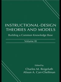 Produktbild: Instructional-Design Theories and Models, Volume III