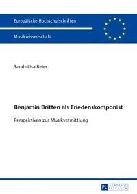 Produktbild: Benjamin Britten als Friedenskomponist
