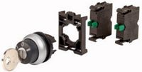 Produktbild: Eaton 110919 M22-WS3-2K10-BVP Schl&uuml;sseltaster Frontring Kunststoff Schl&uuml;ssel Schwarz 1St.