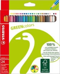 Bild vom Artikel Umweltfreundlicher Buntstift - STABILO GREENcolors - 24er Pack - mit 24 verschiedenen Farben vom Autor 