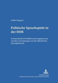 Produktbild: Politische Sprachspiele in der DDR