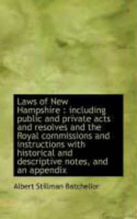 Produktbild: Laws of New Hampshire: Including Public and Private Acts and Resolves and the Royal Commissions and