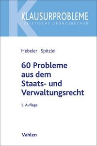 Bild vom Artikel 60 Probleme aus dem Staats- und Verwaltungsrecht vom Autor Timo Hebeler