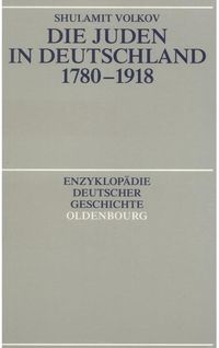 Produktbild: Die Juden in Deutschland 1780-1918