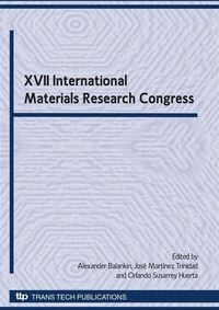 Produktbild: XVII International Materials Research Congress