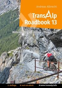 Produktbild: Transalp Roadbook 13: Mittenwald - Val d'Uina - Comer See