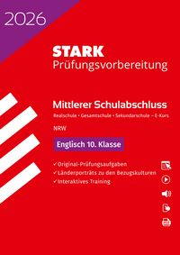 Produktbild: STARK Englisch E-Kurs - Mittlerer Schulabschluss (MSA) 2026 NRW - Prüfungsvorbereitung