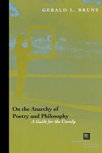Produktbild: On the Anarchy of Poetry and Philosophy