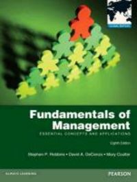 Produktbild: Fundamentals of Management