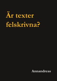 Produktbild: &Auml;r texter felskrivna?