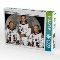 Produktbild: CALVENDO Puzzle Mondlandung im Comic-Stil | 1000 Teile Lege-Gr&ouml;&szlig;e 64x48cm Foto-Puzzle f&uuml;r gl&uuml;ckliche Stunden