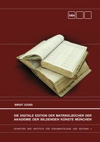 Produktbild: Die Digitale Edition der Matrikelb&uuml;cher der Akademie der Bildenden K&uuml;nste M&uuml;nchen