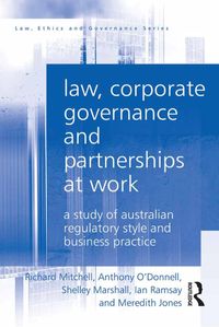 Produktbild: Law, Corporate Governance and Partnerships at Work