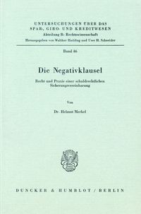 Produktbild: Die Negativklausel.