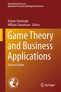 Produktbild: Game Theory and Business Applications
