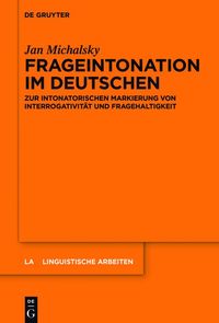 Produktbild: Frageintonation im Deutschen