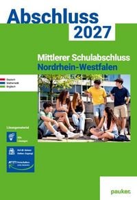 Produktbild: Mittlerer Schulabschluss Nordrhein-Westfalen | pauker L&ouml;sungsband 2027