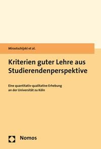Produktbild: Kriterien guter Lehre aus Studierendenperspektive