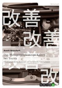 Produktbild: Das Managementkonzept KAIZEN bei Toyota