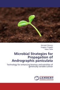 Produktbild: Microbial Strategies for Propagation of Andrographis paniculata