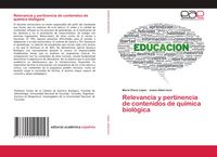 Produktbild: Relevancia y pertinencia de contenidos de qu&iacute;mica biol&oacute;gica