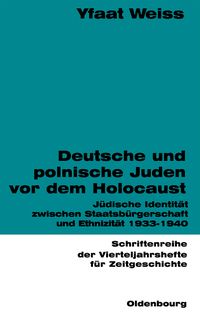 Produktbild: Deutsche und polnische Juden vor dem Holocaust