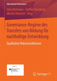 Produktbild: Governance-Regime des Transfers von Bildung f&uuml;r nachhaltige Entwicklung