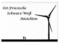 Produktbild: Ost-Friesische Schwarz-Wei&szlig;-Ansichten (Wandkalender 2027 DIN A4 quer), CALVENDO Monatskalender