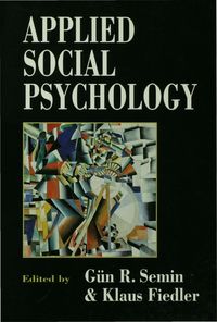 Produktbild: Applied Social Psychology
