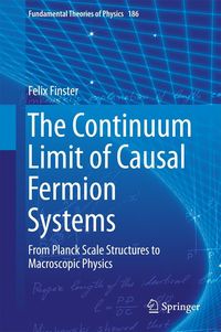 Produktbild: The Continuum Limit of Causal Fermion Systems