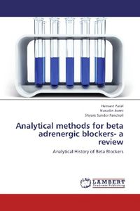 Produktbild: Patel, H: Analytical methods for beta adrenergic blockers- a