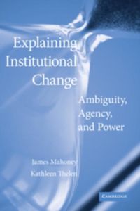 Produktbild: Explaining Institutional Change
