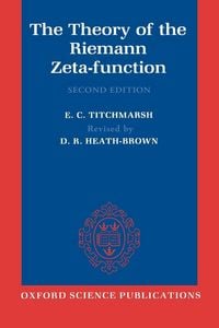 Produktbild: The Theory of the Riemann Zeta-Function