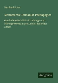 Produktbild: Monumenta Germaniae Paedagogica