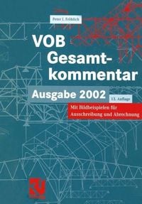 Produktbild: VOB Vergabe- und Vertragsordnung f&uuml;r Bauleistungen - Gesamtkommentar