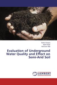 Produktbild: Evaluation of Underground Water Quality and Effect on Semi-Arid Soil
