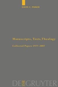 Produktbild: Manuscripts, Texts, Theology