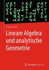 Produktbild: Lineare Algebra und analytische Geometrie