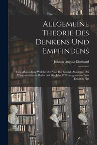 Produktbild: Allgemeine Theorie Des Denkens Und Empfindens