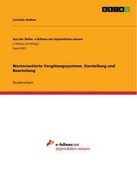 Produktbild: Wertorientierte Verg&uuml;tungssysteme. Darstellung und Beurteilung