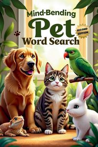 Produktbild: Mind-Bending Pet Word Search (Second Edition)