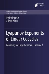Produktbild: Lyapunov Exponents of Linear Cocycles / Atlantis Studies in Dynamical Bd. 3