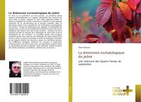 Produktbild: La dimension eschatologique du je&ucirc;ne