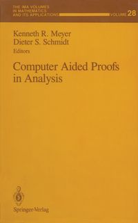 Produktbild: Computer Aided Proofs in Analysis