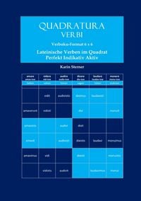 Produktbild: Quadratura Verbi / Quadratura Verbi: Lateinische Verben im Quadrat. Verbokuformat 6x6. Perfekt Aktiv Indikativ