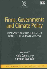Produktbild: Firms, Governments and Climate Policy